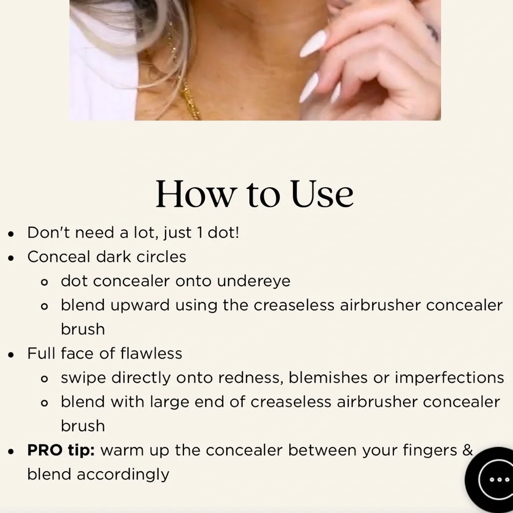 5🌟TOP Rated~TARTE Cosmetics~Creaseless Full Coverage Concealer Makeup~Full Size